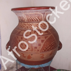 Dessin de canari africain traditionnel : illustration de pot en terre cuite Dessin de canari africain traditionnel : illustration de pot en terre cuite