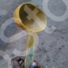 Calebasse africaine servant de louche : ustensile de cuisine traditionnelle – Image HD