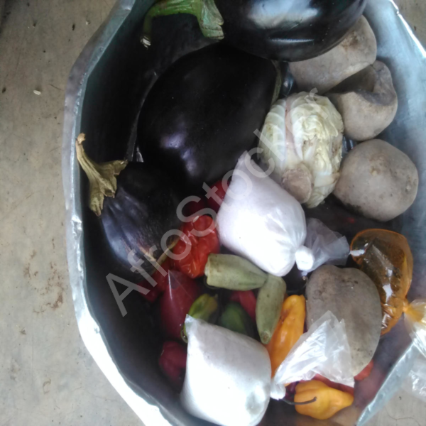 Condiments africains au marché – Image HD traditionnelle africaine