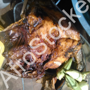 Poissonnerie traditionnelle marche afrique