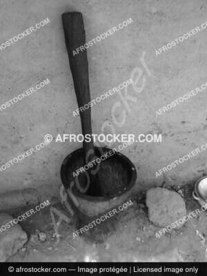 Mortier Pilon Cuisine Africaine 5fd — Photographie Africaine Authentique