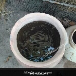 African Traditional Storage Pot