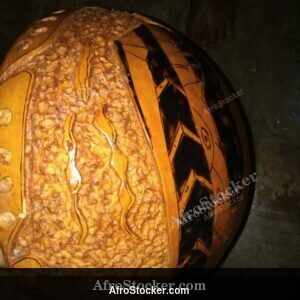 Calabash Art Motif Africa, West Africa HD Photography