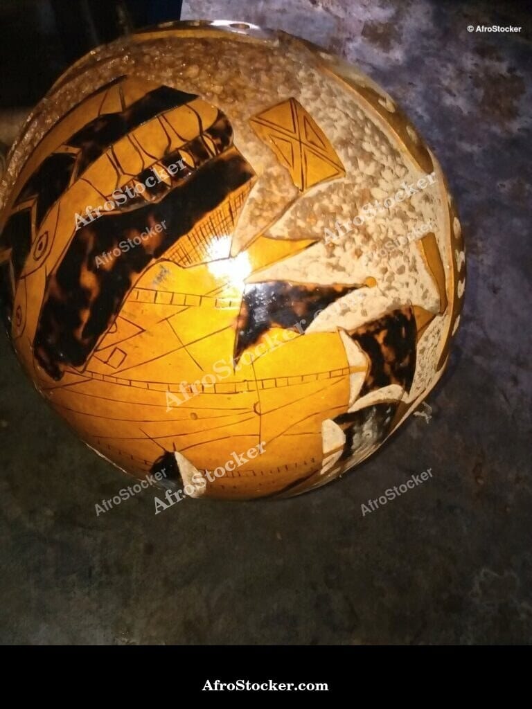 Calabash Art Motif Africa, West Africa HD Photography