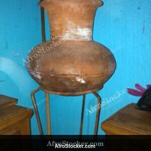 African Canari Filled with Water, Village Life