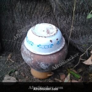 Traditional African Canari, Decorative Pottery Illustration