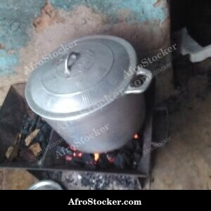 Cooking Pots in a Row, African Kitchen Supplies