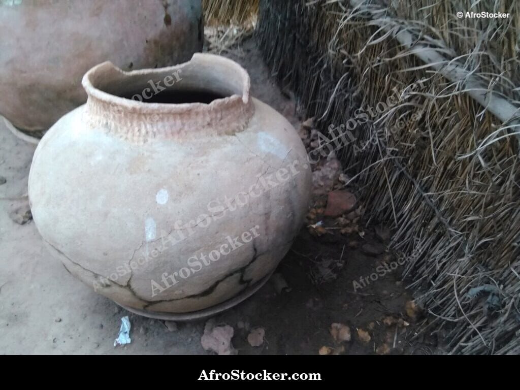 Two African Terracotta Canaris, Clay Pottery