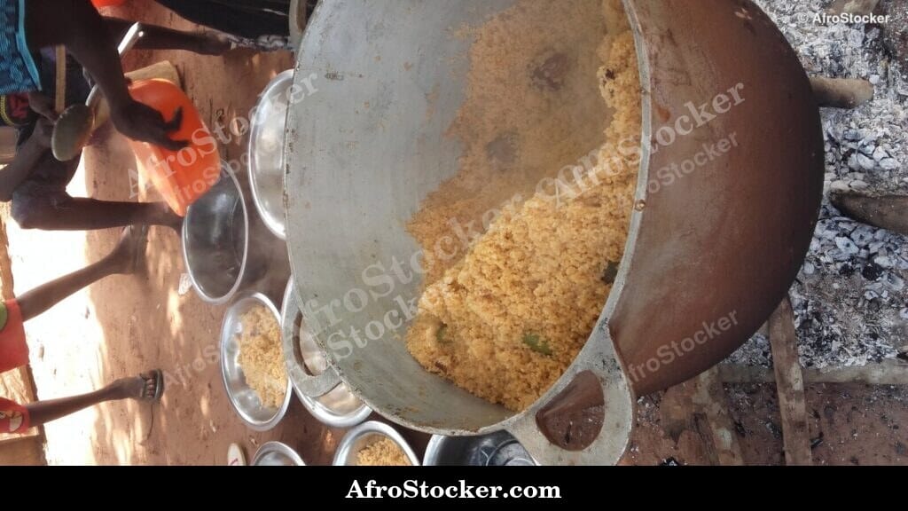 Large Cooking Pots Over Fire, Africa - AfroStocker