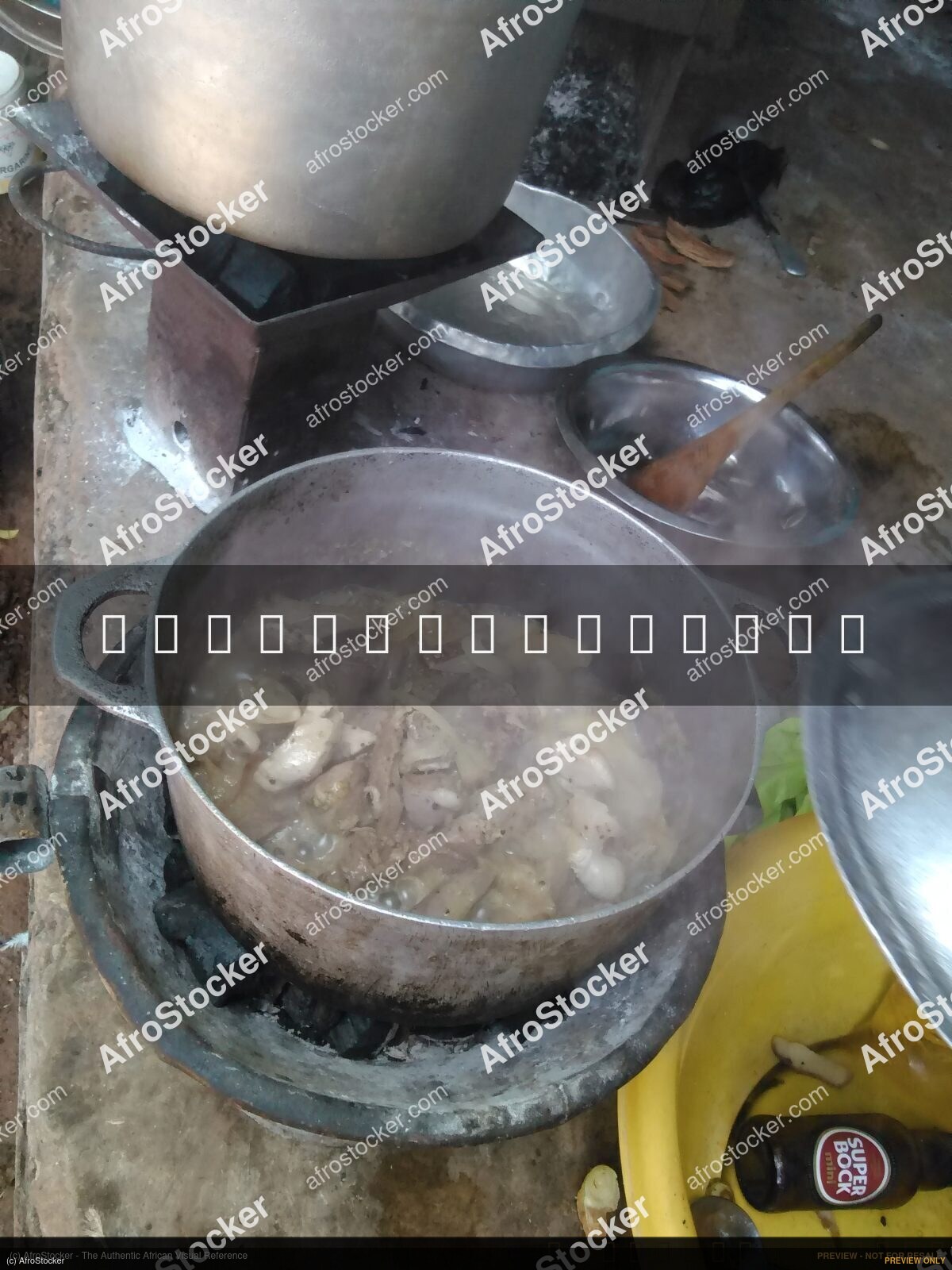 Traditional African Pot, Village Kitchen - AfroStocker