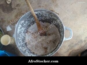 Rice Gratin, Traditional African Dish