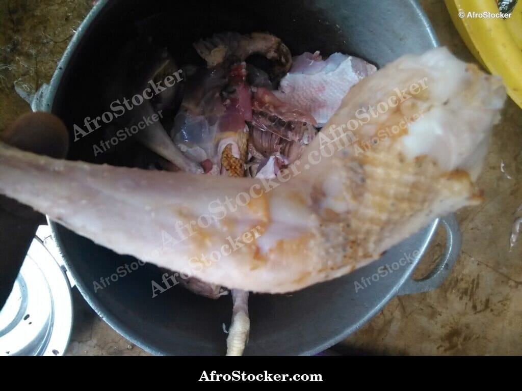 Grilled Chicken Leg, African BBQ