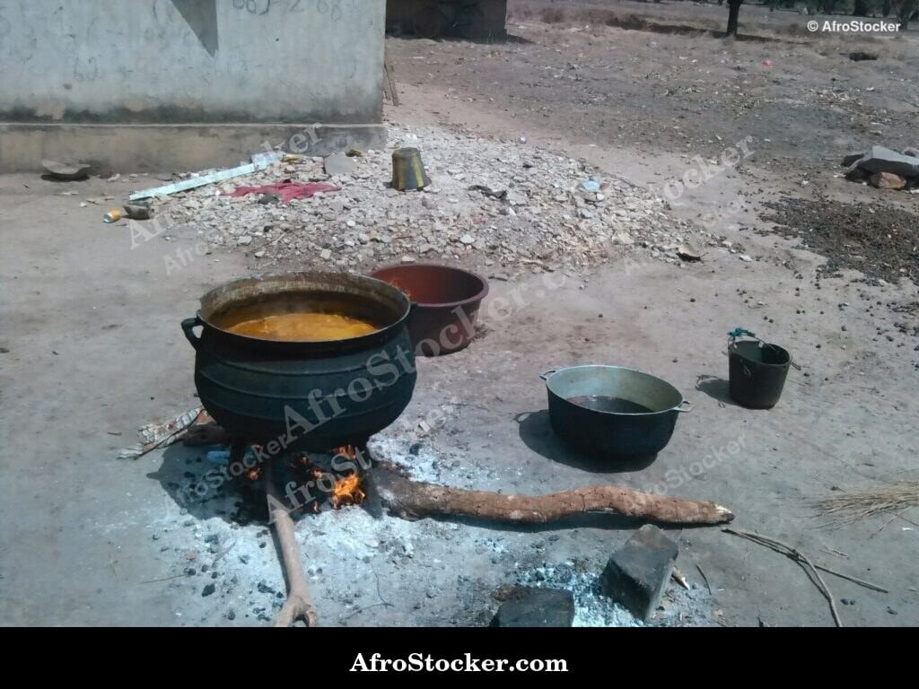 African Red Palm Oil in Bowl - AfroStocker