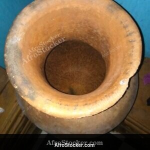 African Terracotta Jar, Traditional Pottery