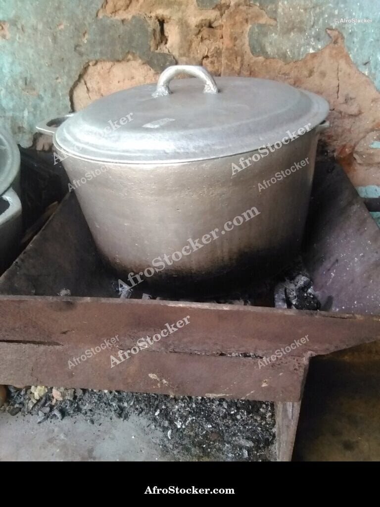 Traditional African Cooking Pot, Village Kitchen
