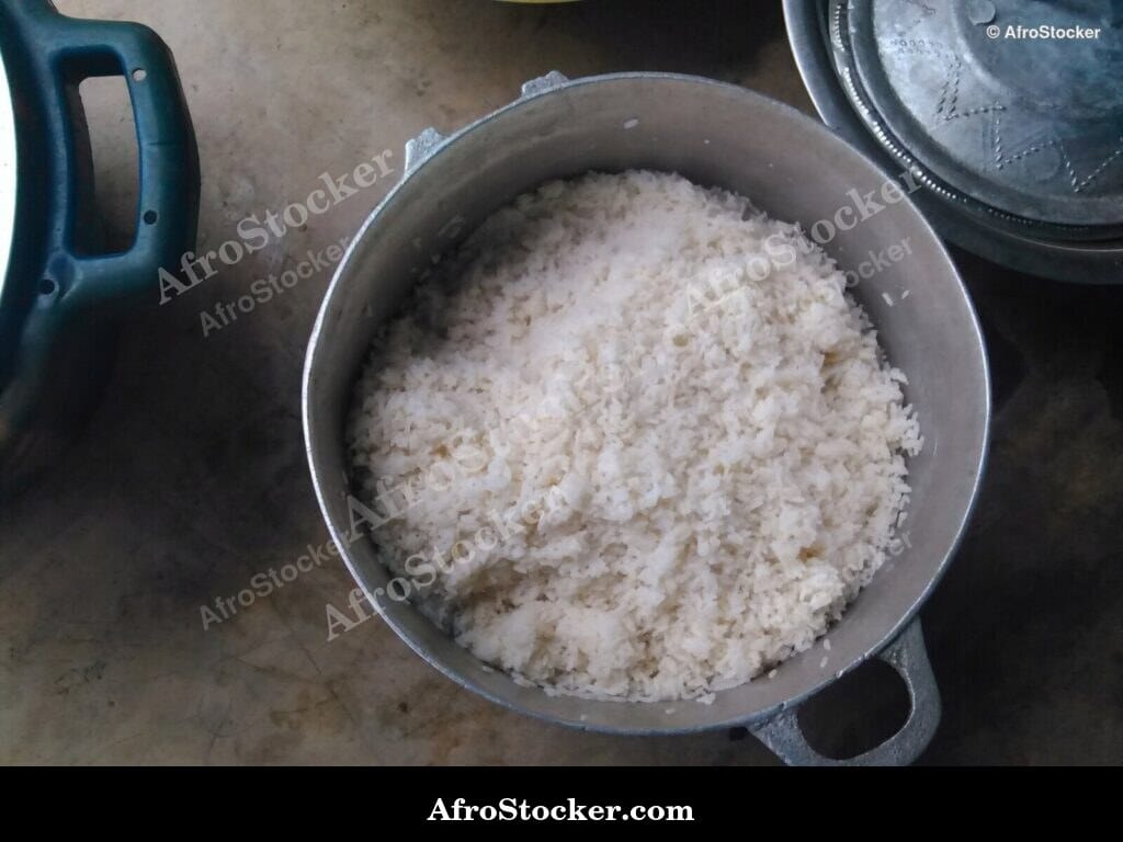 Pot of Hot Rice, African Kitchen - AfroStocker