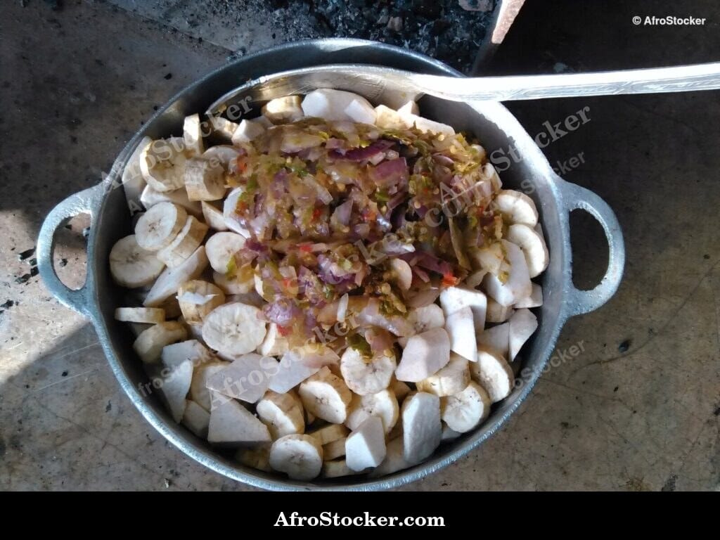 Sauce Being Prepared in African Pot - AfroStocker