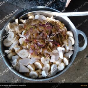 Sauce Being Prepared in African Pot - AfroStocker
