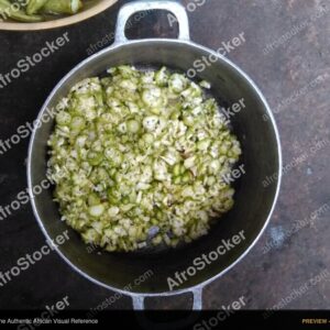 Okra Stew Cooking in African Pots - AfroStocker