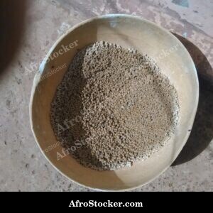 millet ball plate meal africa traditional