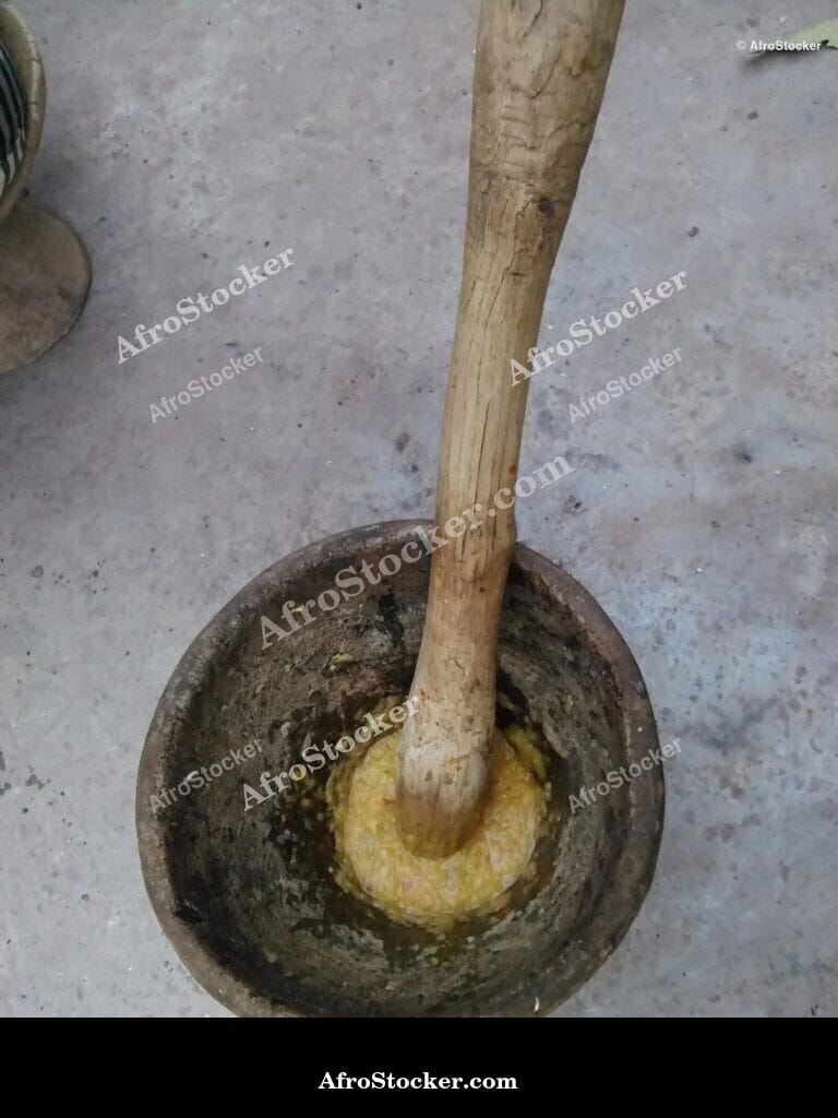 Traditional African Mortar and Pestle - AfroStocker