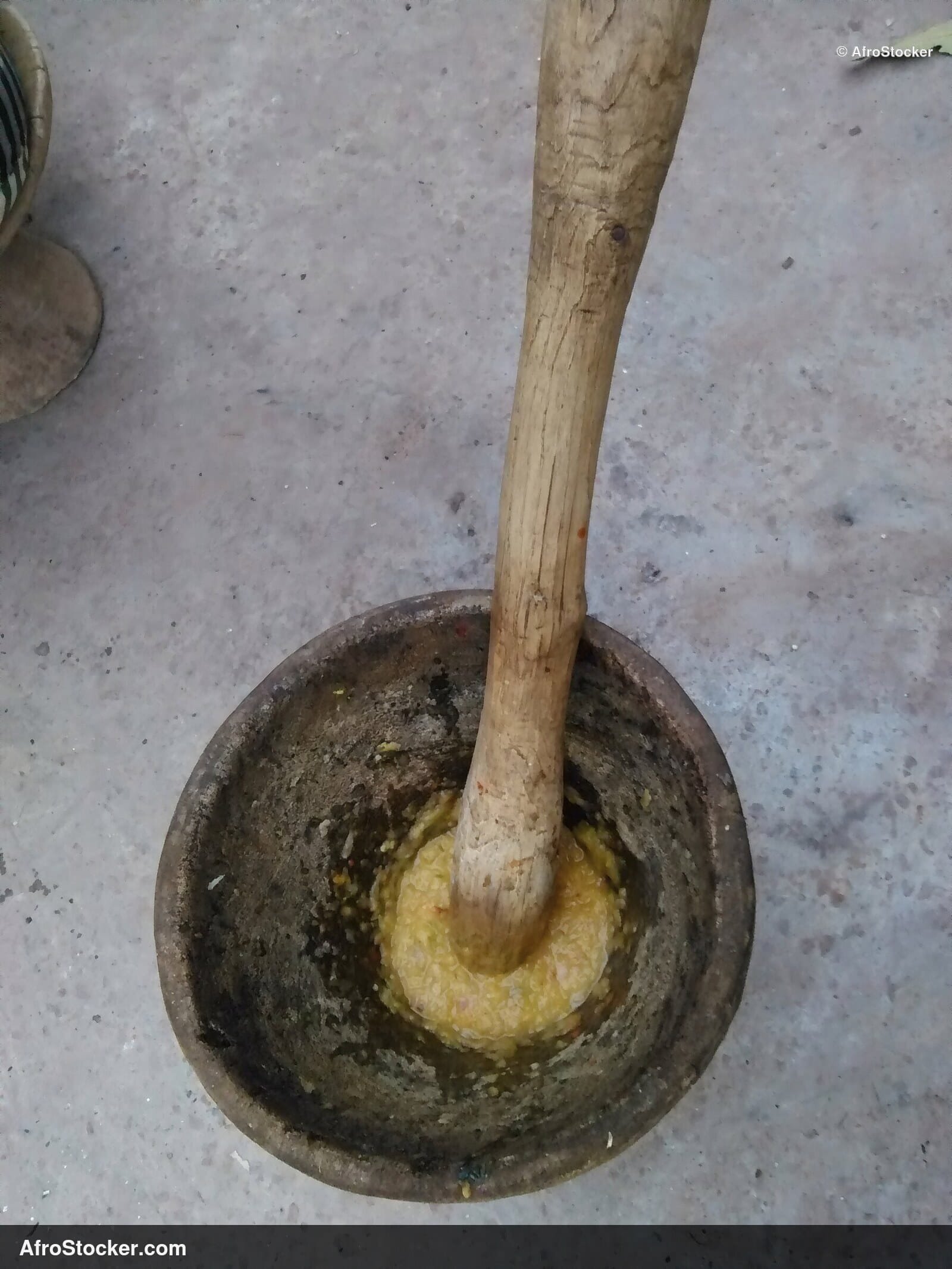 Mortier et Pilon Africain Traditionnel