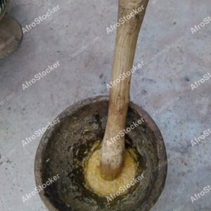Traditional African Mortar and Pestle - AfroStocker