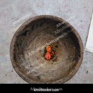 African Mortar with Chili Peppers - AfroStocker