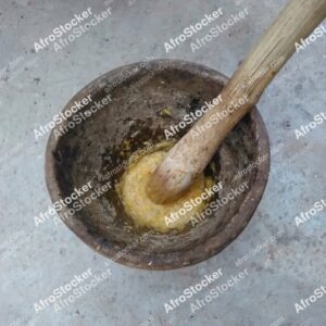 African Pestle and Mortar, Village Kitchen - AfroStocker