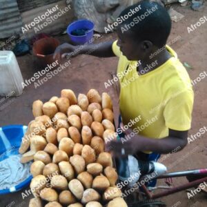 Traditional African Bread at Bakery - AfroStocker
