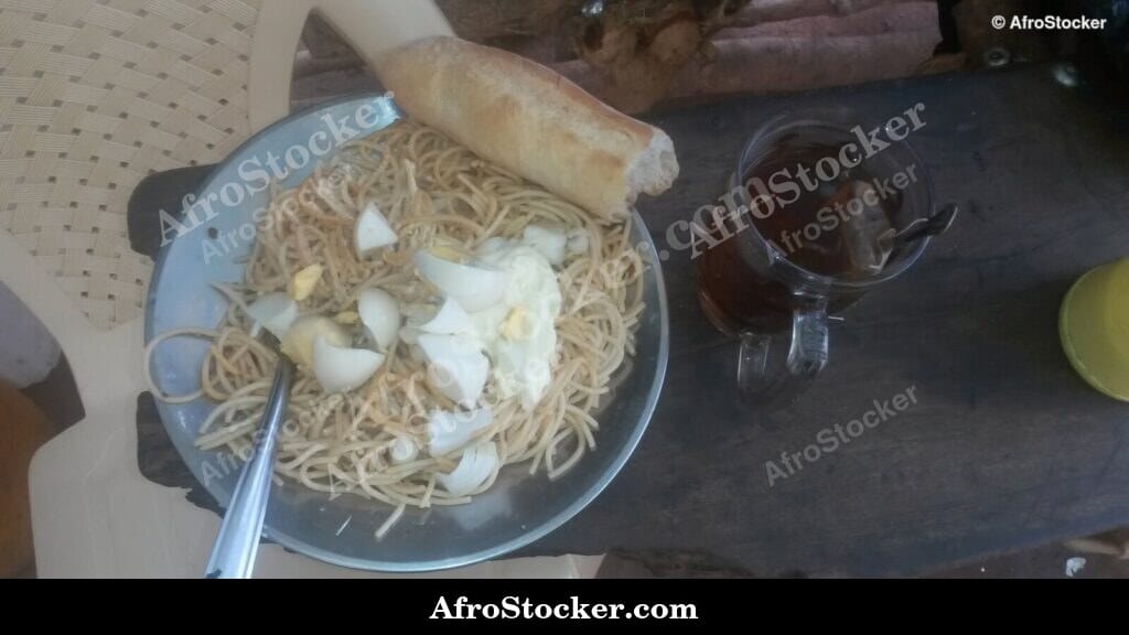 Spaghetti Dish, African Village Style - AfroStocker