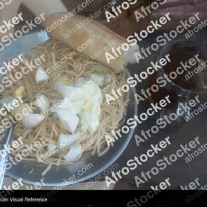 Spaghetti Dish, African Village Style - AfroStocker