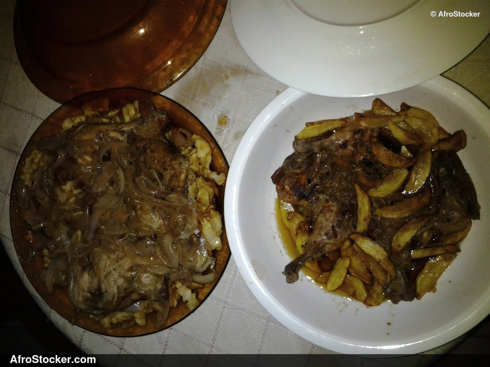 Grilled Chicken Plates, West Africa - AfroStocker