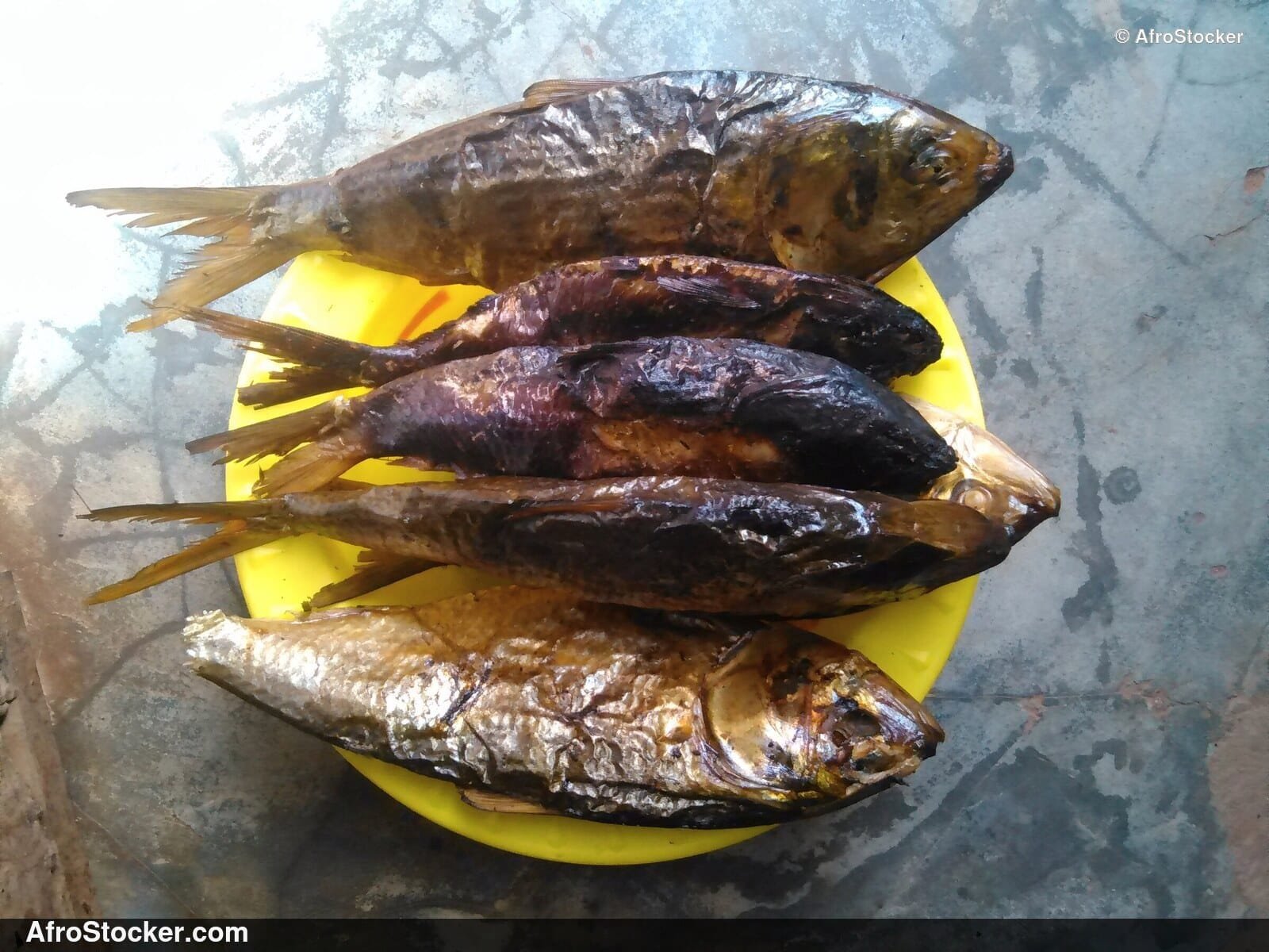 Dried Fish for Sale at African Market - AfroStocker