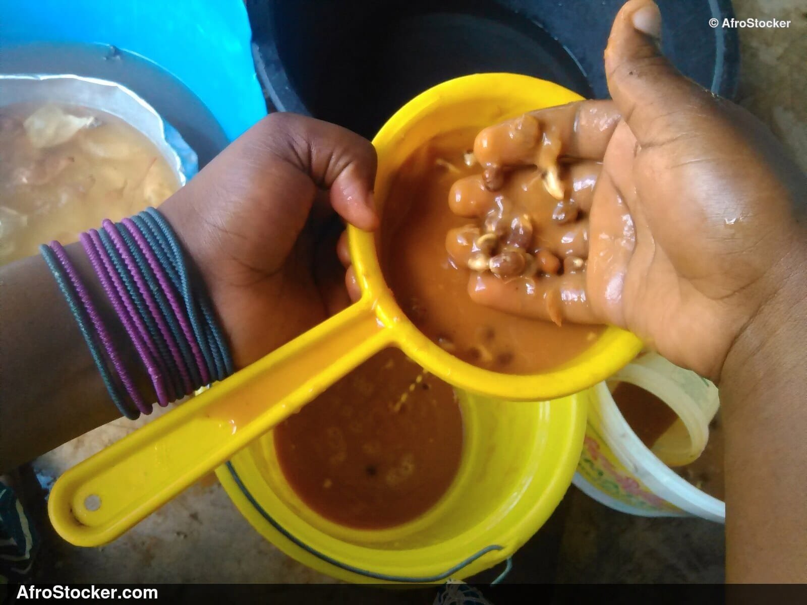 Natural Fruit Juice Being Prepared, Africa - AfroStocker