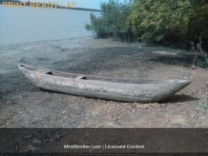 Print Pirogue Africaine — Peche Traditionnelle Afrique
