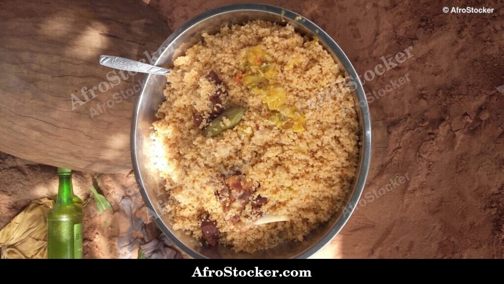 Red Jollof Rice with Vegetables - AfroStocker