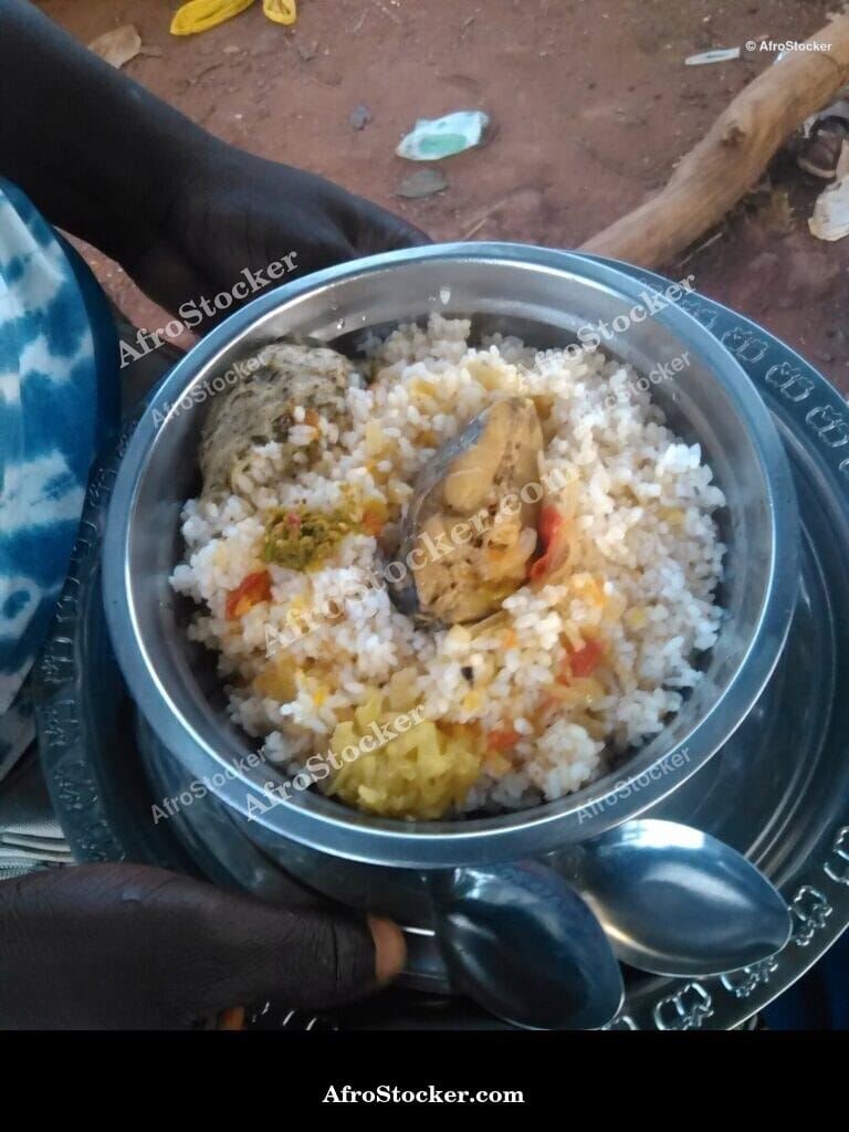 Rice with African Fish Sauce - AfroStocker