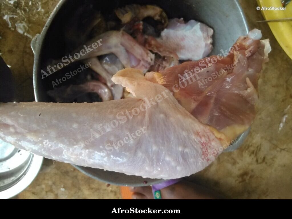 Roasted Chicken Leg with Spices, Africa