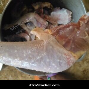 Roasted Chicken Leg with Spices, Africa