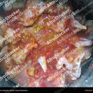 Chicken Sauce with Cooking Pots, Africa - AfroStocker