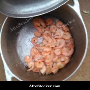 Shrimp Cooking in Clay Pot, Africa
