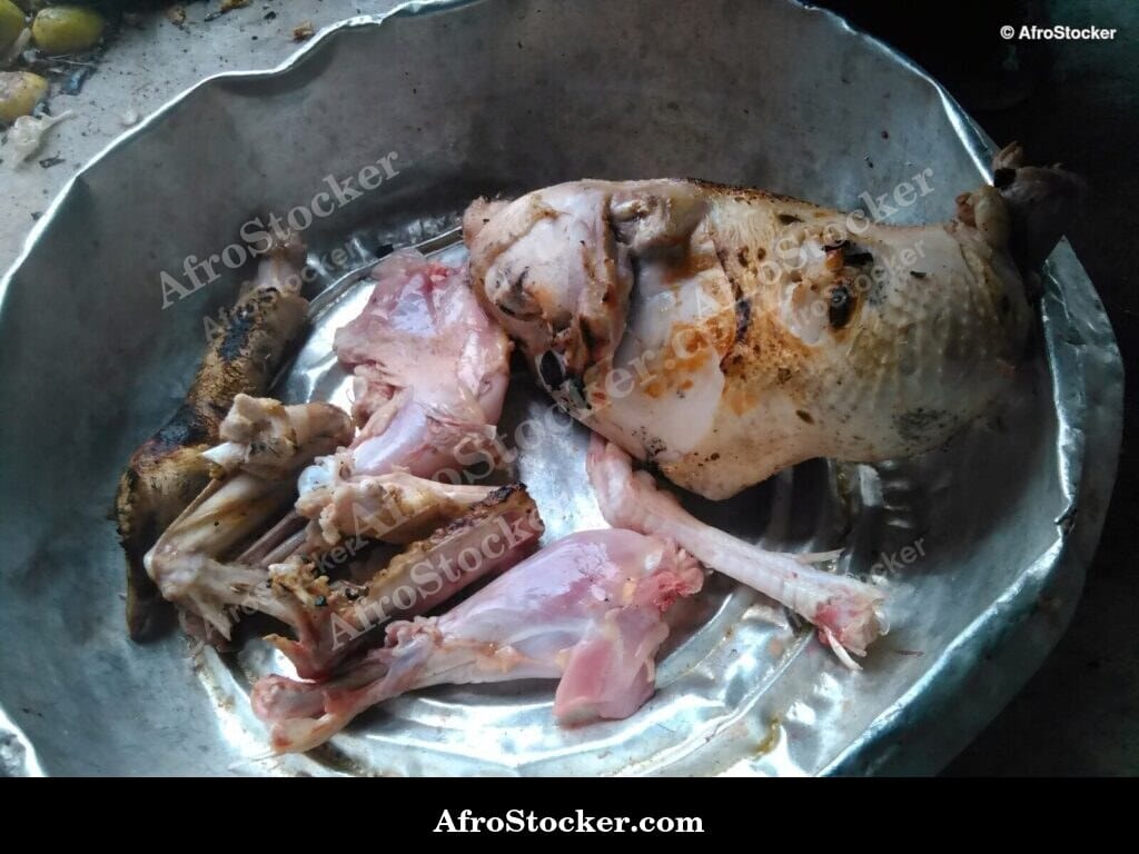 cooking pots stacked market african commerce