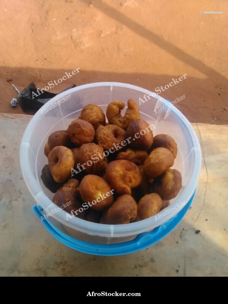 Beignets for Sale, Street Food West Africa - AfroStocker