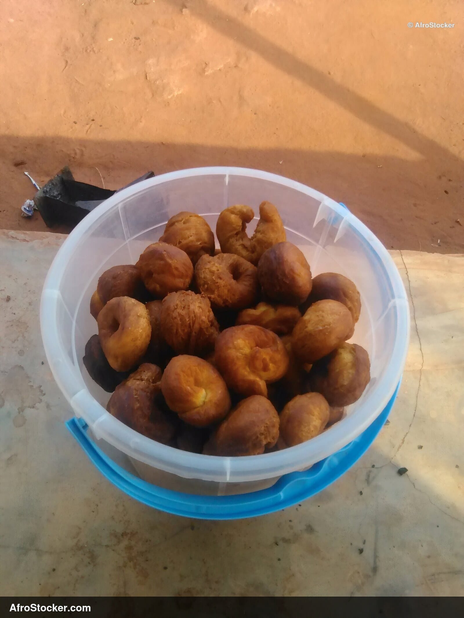 Beignets for Sale, Street Food West Africa - AfroStocker