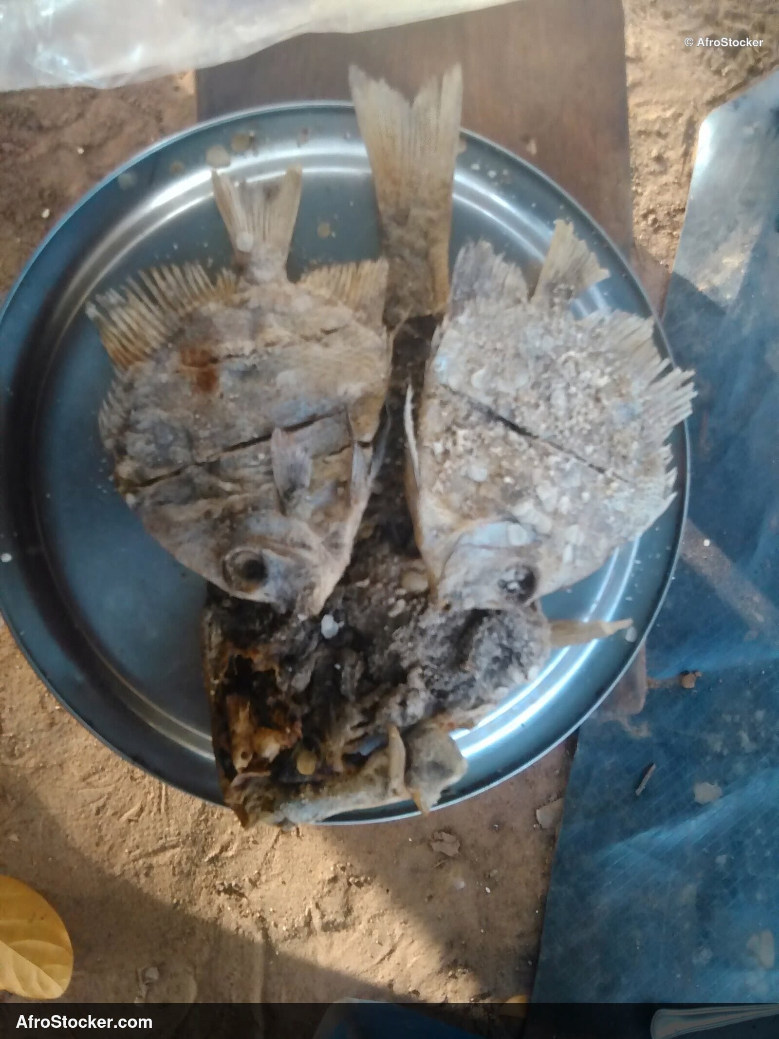 Dried Fish Vendor, African Street Market - AfroStocker