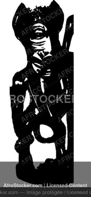 Wall Art B&W - Masque Africain HD — Collection Art et Artisanat Wall Art B&W Masque Africain HD — Collection Art et Artisanat