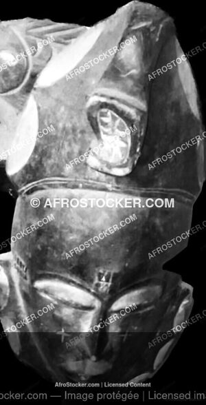 Wall Art B&W - Masque Ritual Africain — Heritage Spirituel Afrique Wall Art B&W Masque Ritual Africain — Heritage Spirituel Afrique