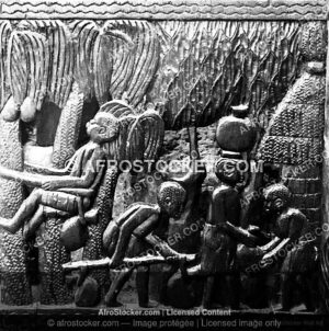 Wall Art B&W - Masque Africain Authéntique — Culture et Rites Africains Wall Art B&W Masque Africain Authéntique — Culture et Rites Africains