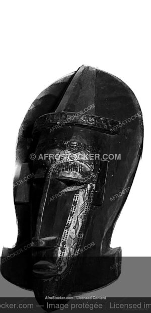 Wall Art B&W - Masque Africain HD — Collection Art et Artisanat Wall Art B&W Masque Africain HD — Collection Art et Artisanat